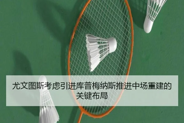 尤文图斯考虑引进库普梅纳斯推进中场重建的关键布局